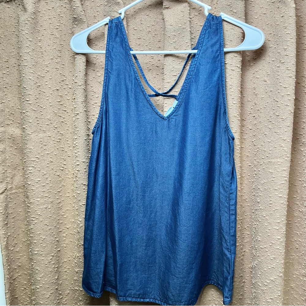 XS Gap Denim tank